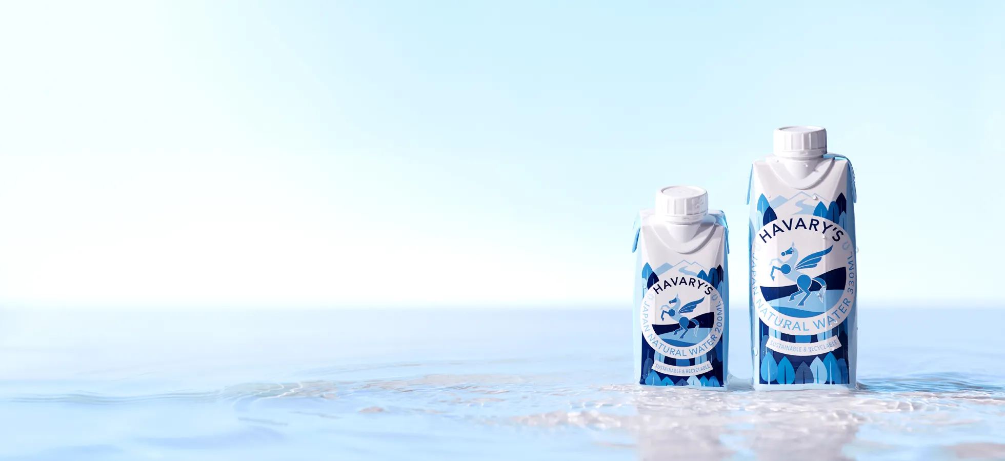 Sustainable Havary's Mineral Water in Recyclable Paper Carton