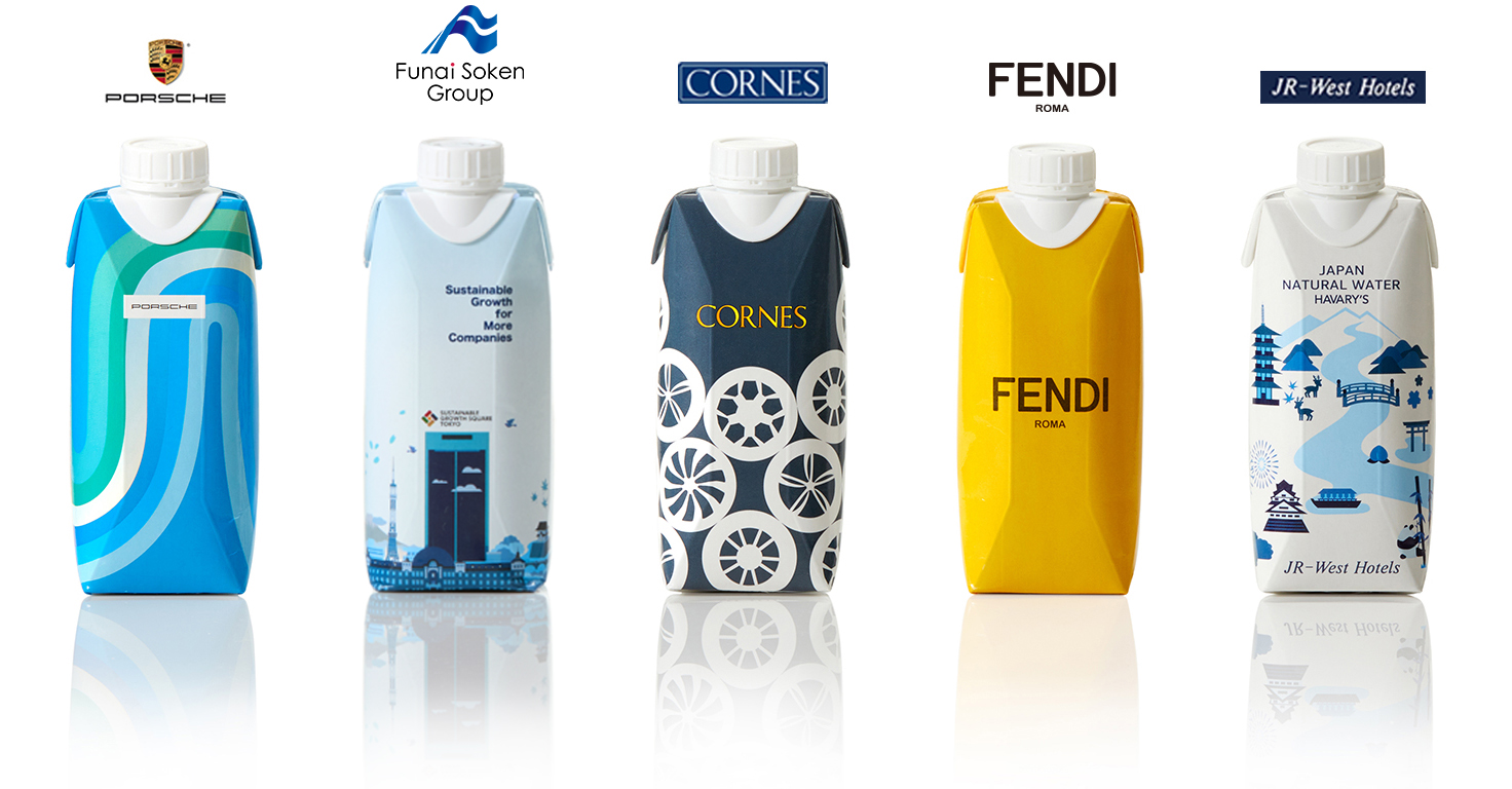 Custom boxed water for businesses and brands