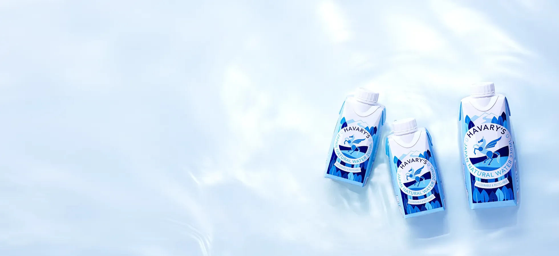 Havary's Carton Water Representing Water Conservation and Environmental Efforts