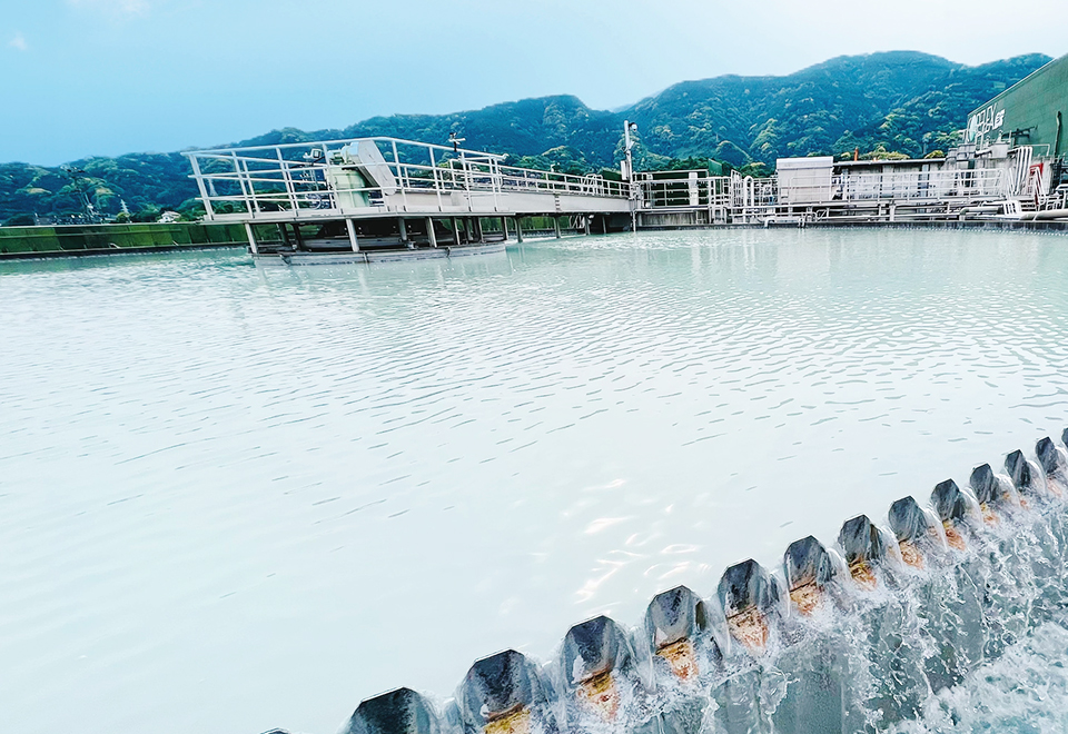 Advanced water purification system for wastewater recycling at a zero-emission factory